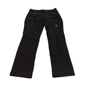 Eddie Bauer First Ascent Pants Womens 10 Black Fleece Lined Hiking Outdoor